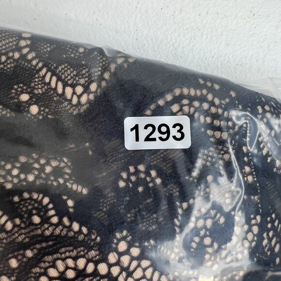 ThirdLove 44E 24/7 Lace Contour Plunge Bra Womens Black Nude Underwire Padded - Picture 13 of 13